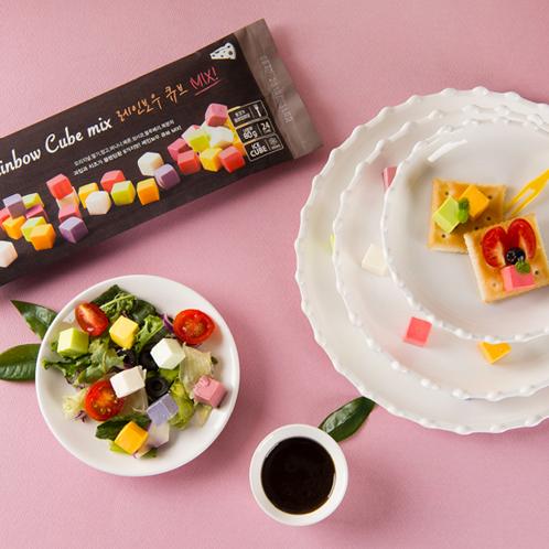 Rainbow CubeMix 8 Flavors Cube Cheese