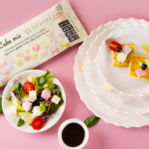 Rainbow CubeMix (Calcium) 8 Flavors Cube Cheese